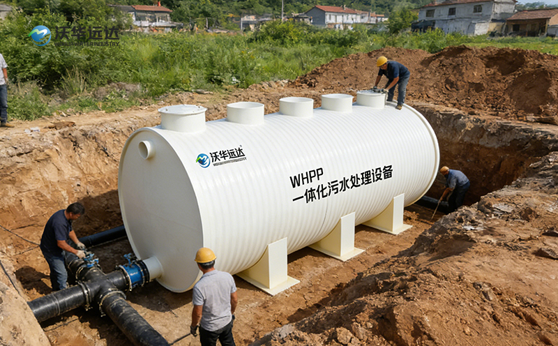地埋式PP一体化设备安装现场
